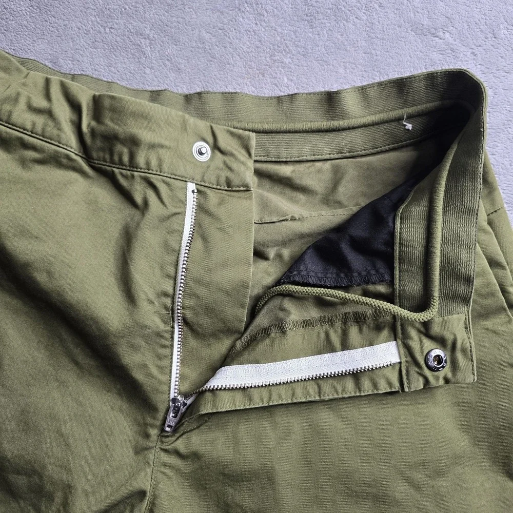 Nike Sportswear Essentials Unlined Cropped Pants Mens 30 Medium Green 25